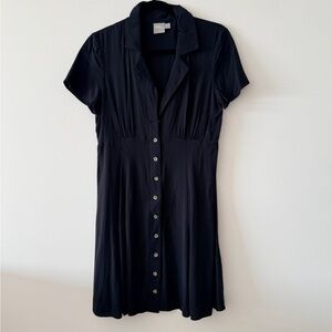 ASOS Black Collared Dress